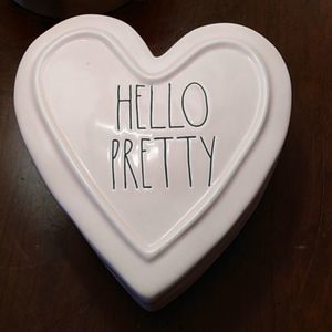 Rae Dunn Pink Hello Pretty Trinket Box